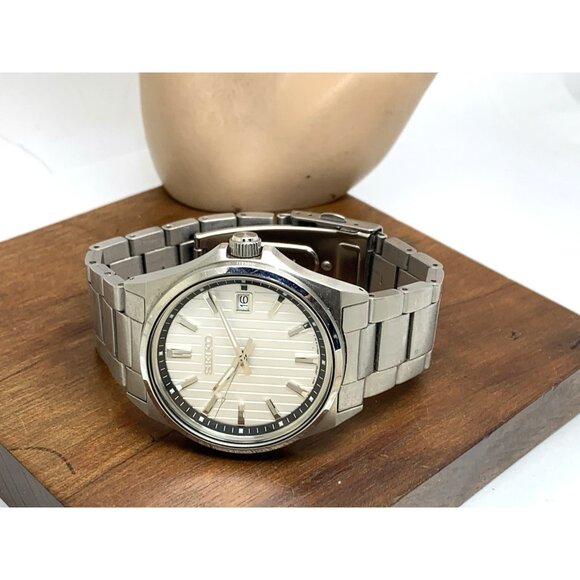 Seiko Men's Watch SBTH001 Quartz Silver Dial Date Stainless Steel 40mm $335 - Picture 8 of 14